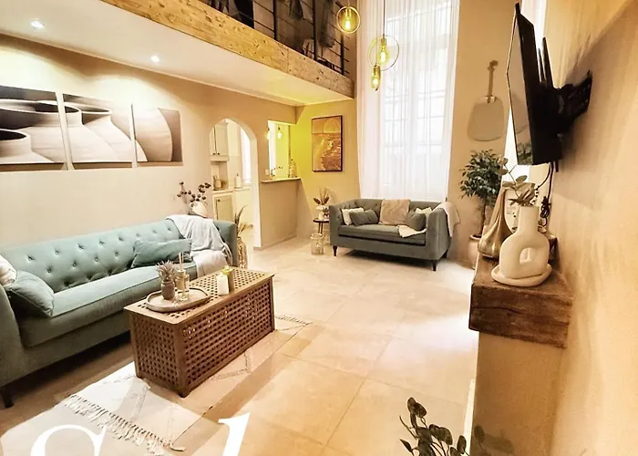 Spacious Loft, Duplex, Old Town, 3 Bedrooms - Easy Check-in Apartment Nice