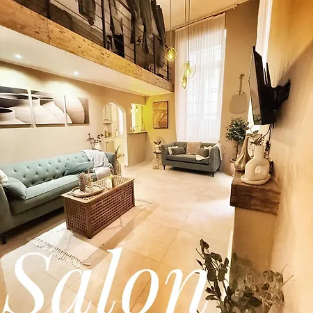 Spacious Loft, Duplex, Old Town, 3 Bedrooms - Easy Check-in 公寓 尼斯